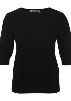 Truien>SUMMUM TRUI KORTE MOUW Zwart