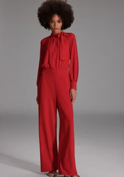 Jumpsuits>SWING JUMPSUIT Rood