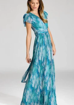 Gelegenheidskleding>SWING JURK Blauw