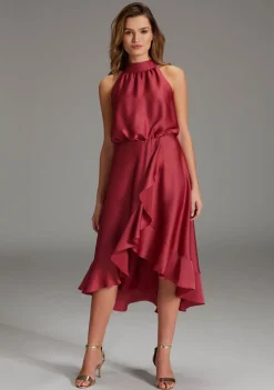 Gelegenheidskleding>SWING JURK Rood