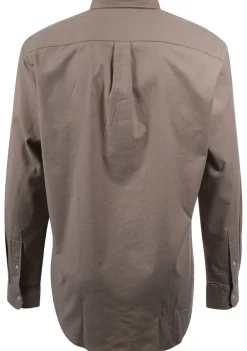 Overhemden>TOMMY HILFIGER OVERHEMD Beige