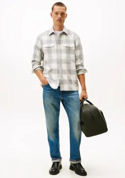 Overshirts>TOMMY HILFIGER OVERSHIRT Grijs