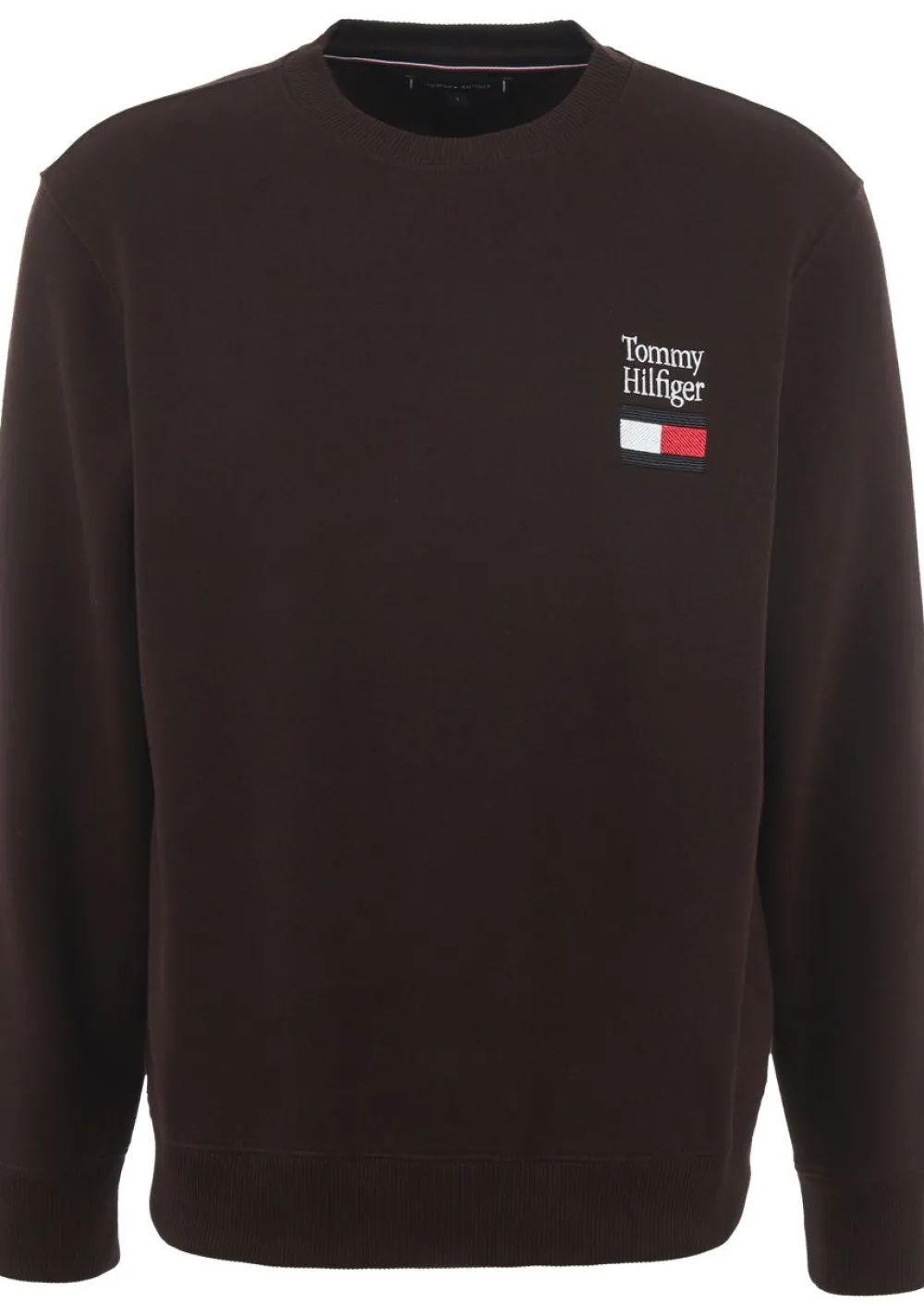 Truien>TOMMY HILFIGER SWEATER Bruin