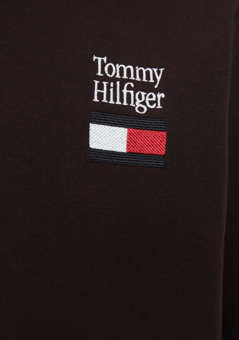 Truien>TOMMY HILFIGER SWEATER Bruin