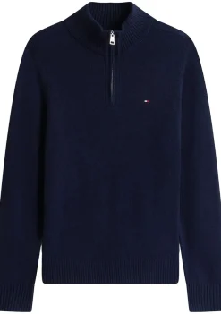 Truien>TOMMY HILFIGER TRUI Blauw