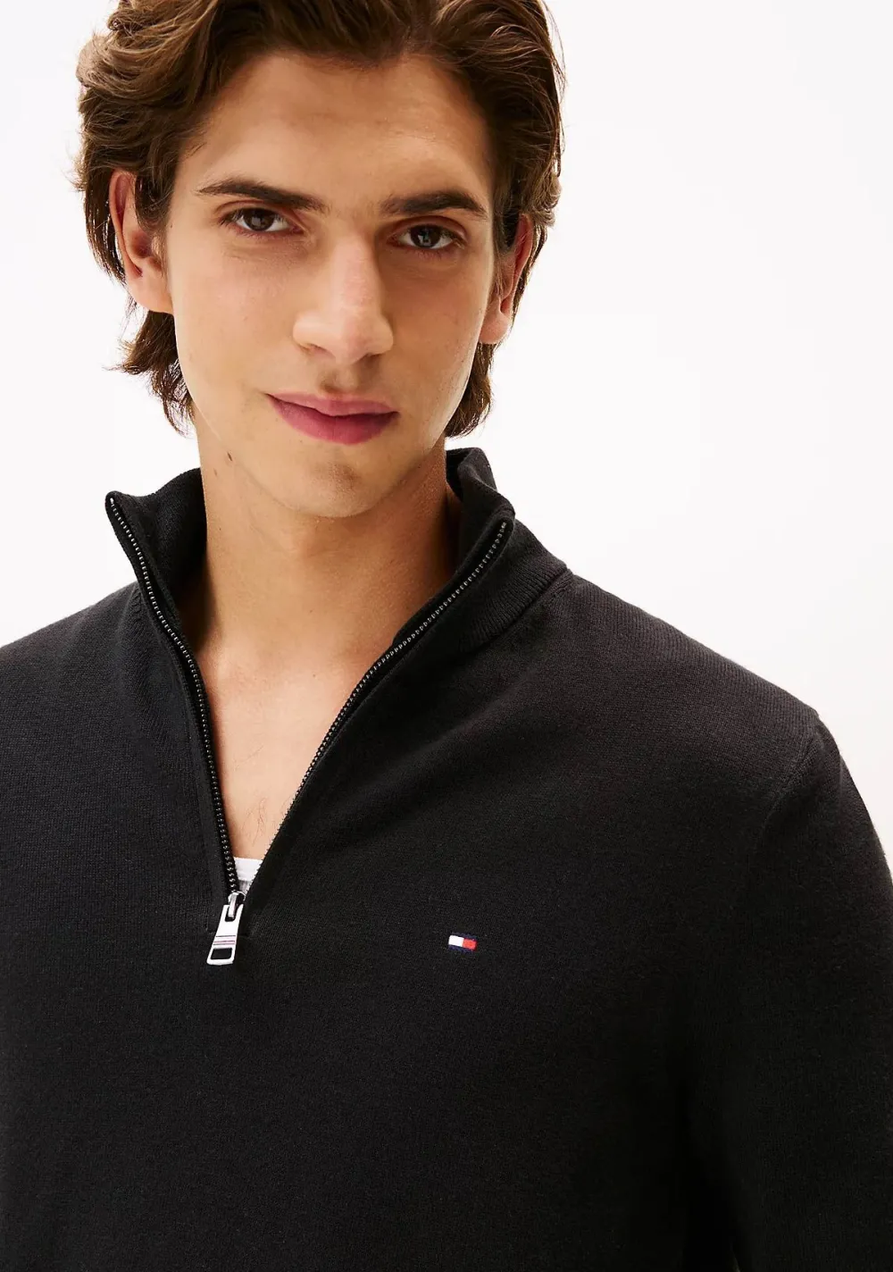 Truien>TOMMY HILFIGER TRUI Zwart