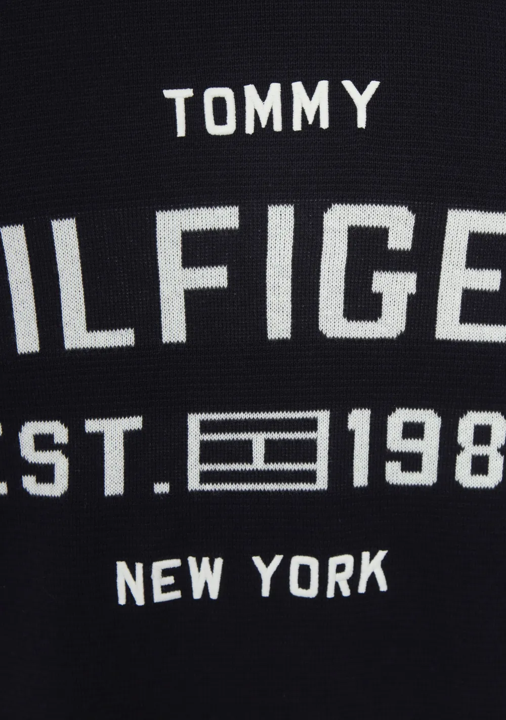 Truien>TOMMY HILFIGER TRUI Blauw