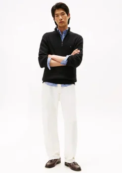 Truien>TOMMY HILFIGER TRUI Zwart