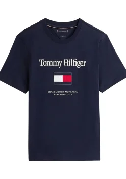 T-Shirts>TOMMY HILFIGER TSHIRT Blauw