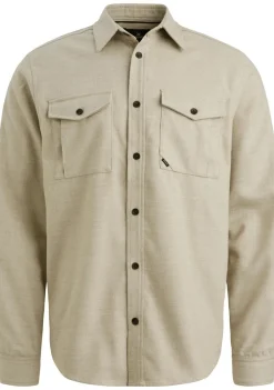 Overhemden>VANGUARD OVERHEMD Beige