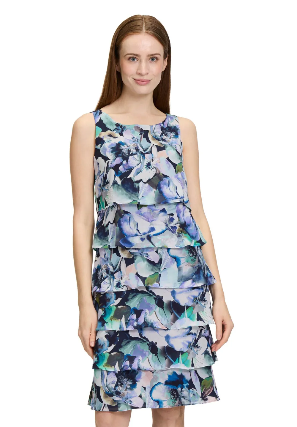 Gelegenheidskleding>VERA MONT JURK Blauw