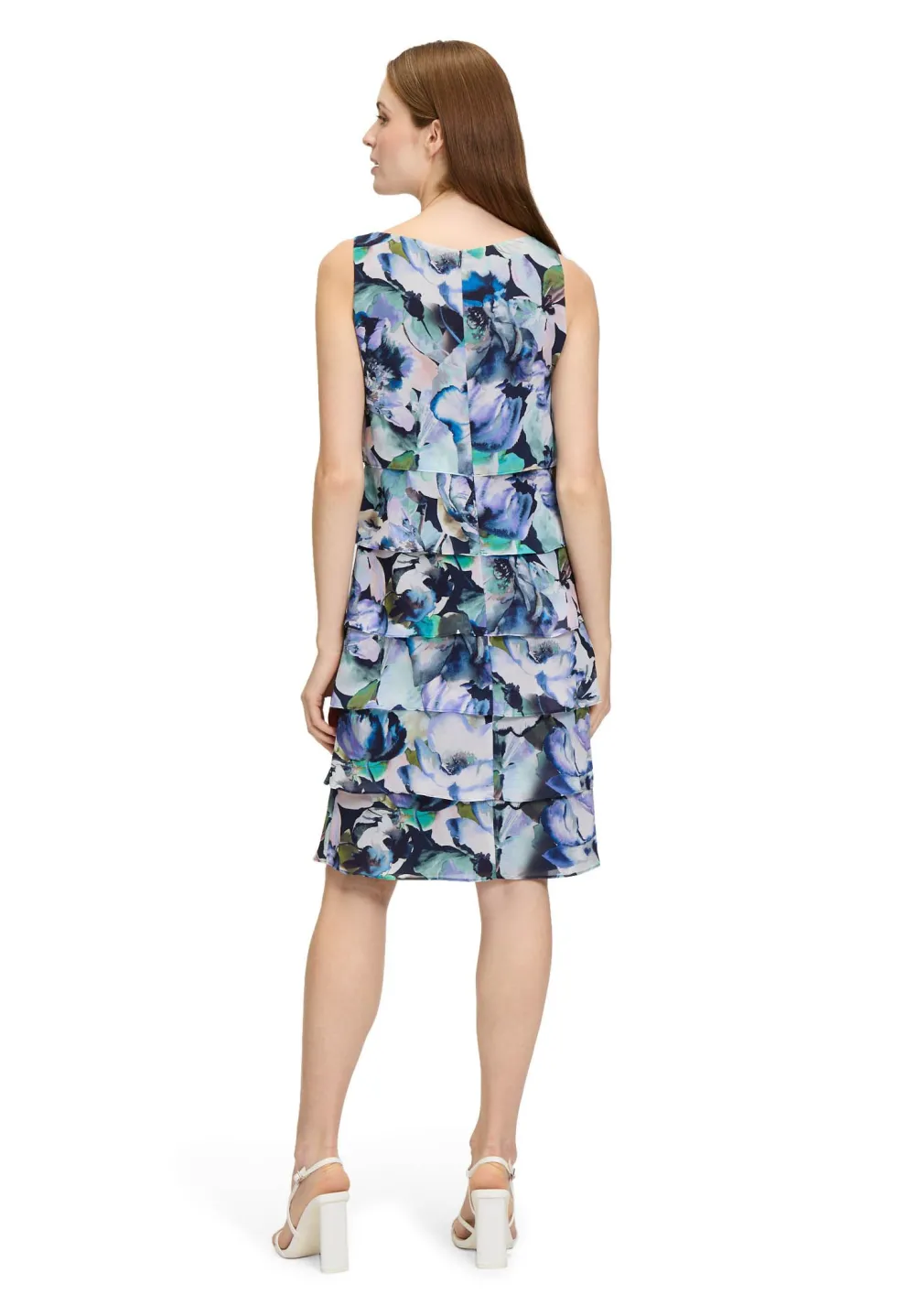 Gelegenheidskleding>VERA MONT JURK Blauw