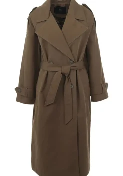Jassen>WITH BLACK TRENCHCOAT Bruin