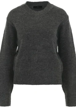 Truien>WITH BLACK TRUI Grijs