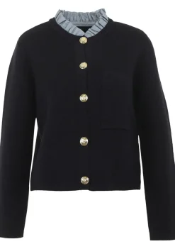 Vesten>WITH BLACK VEST Blauw