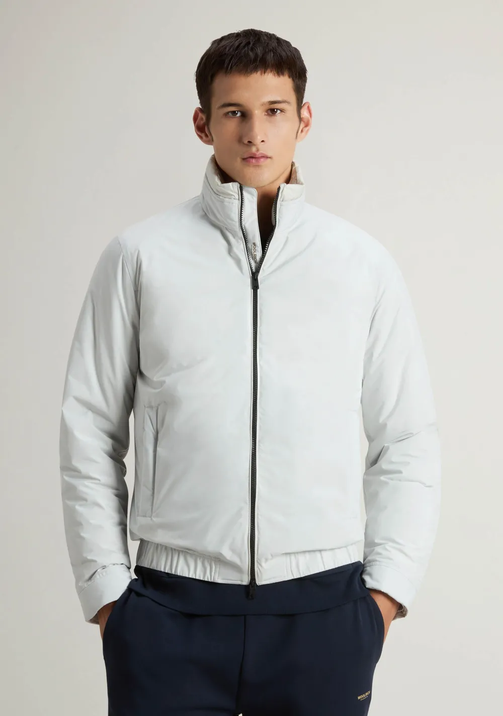 Jassen>WOOLRICH JAS Grijs