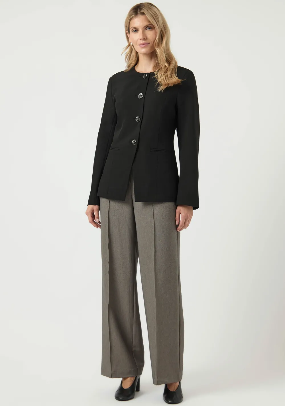 Blazers & Jasjes>YAS BLAZER Zwart