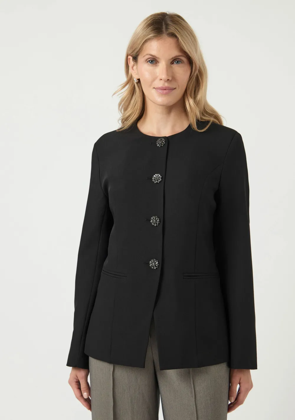 Blazers & Jasjes>YAS BLAZER Zwart