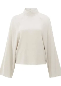 Blouses>YAYA BLOUSE Beige