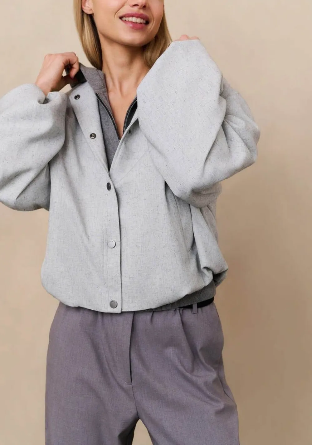 Blazers & Jasjes|Jassen>YAYA BOMBERJACK Grijs