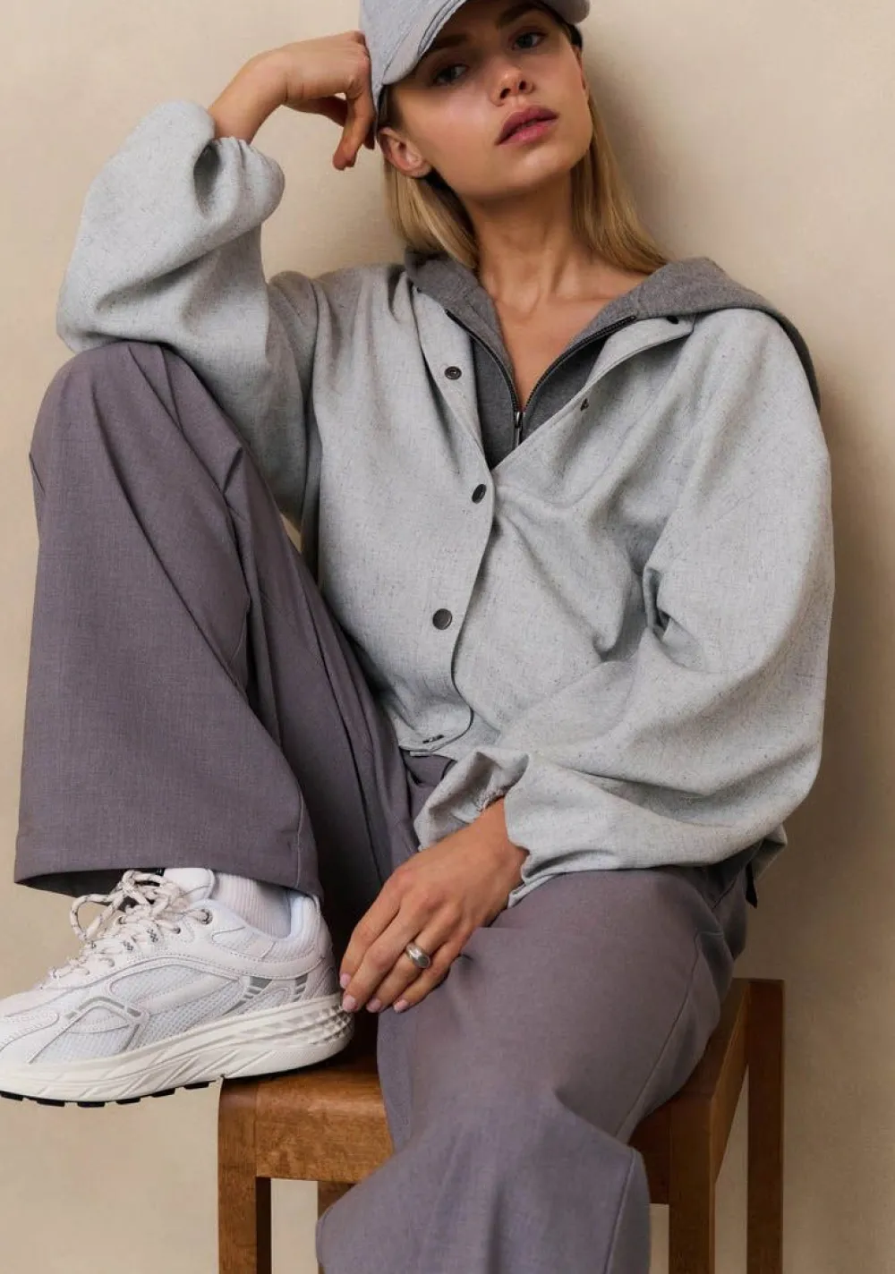 Blazers & Jasjes|Jassen>YAYA BOMBERJACK Grijs