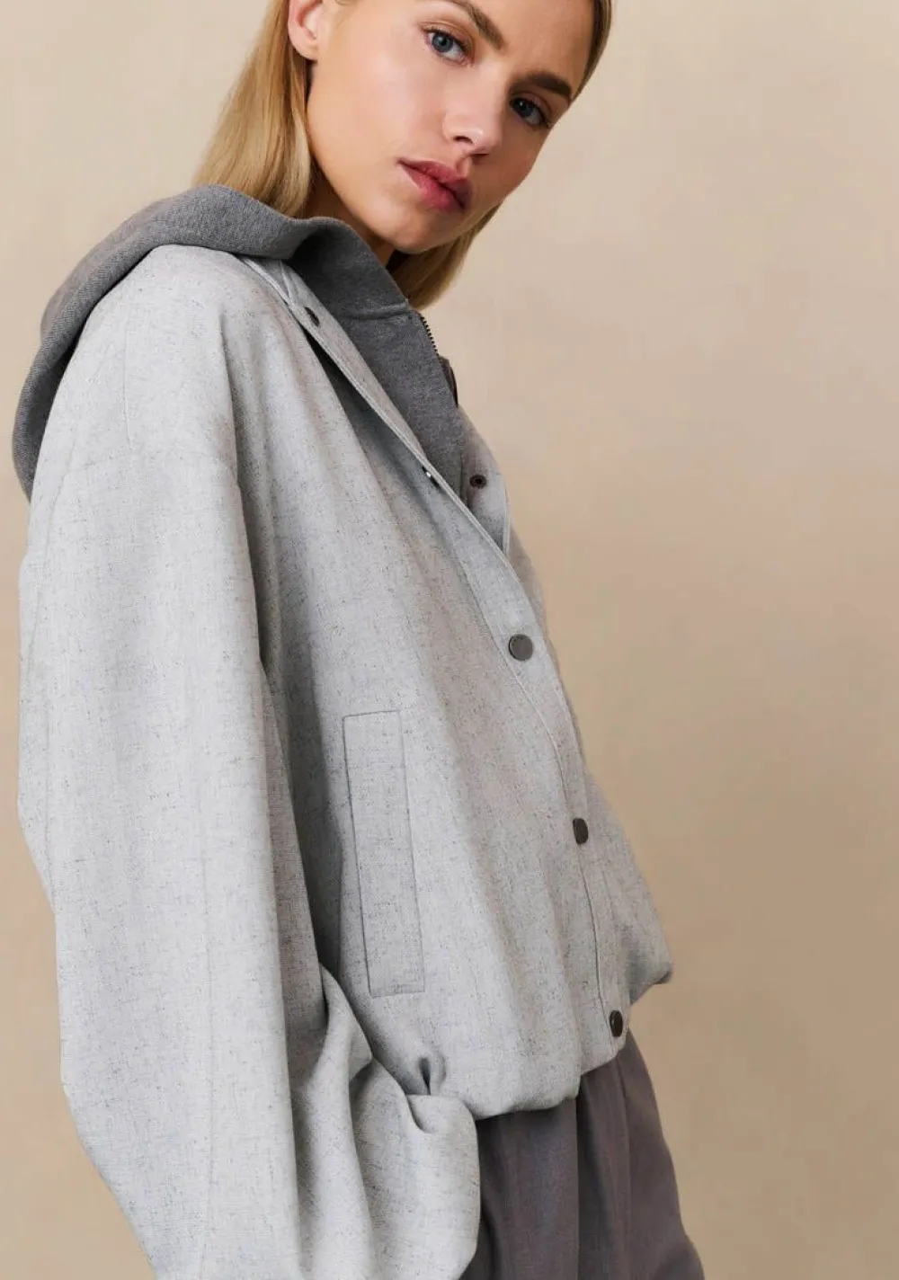 Blazers & Jasjes|Jassen>YAYA BOMBERJACK Grijs