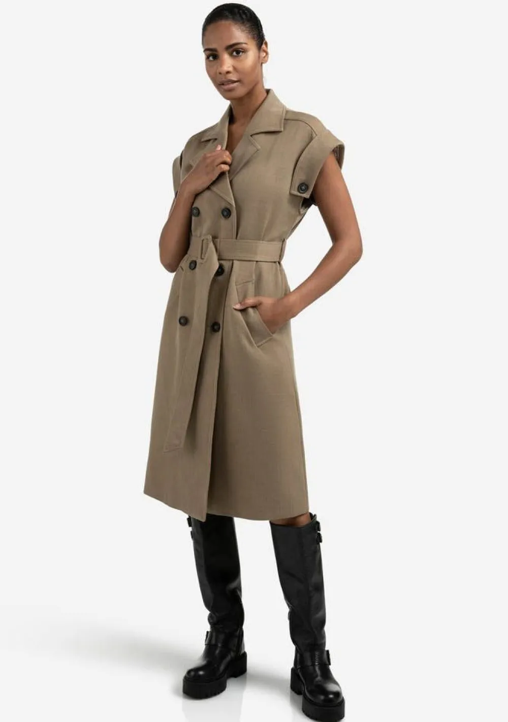 Gilets|Blazers & Jasjes>YAYA GILET Groen