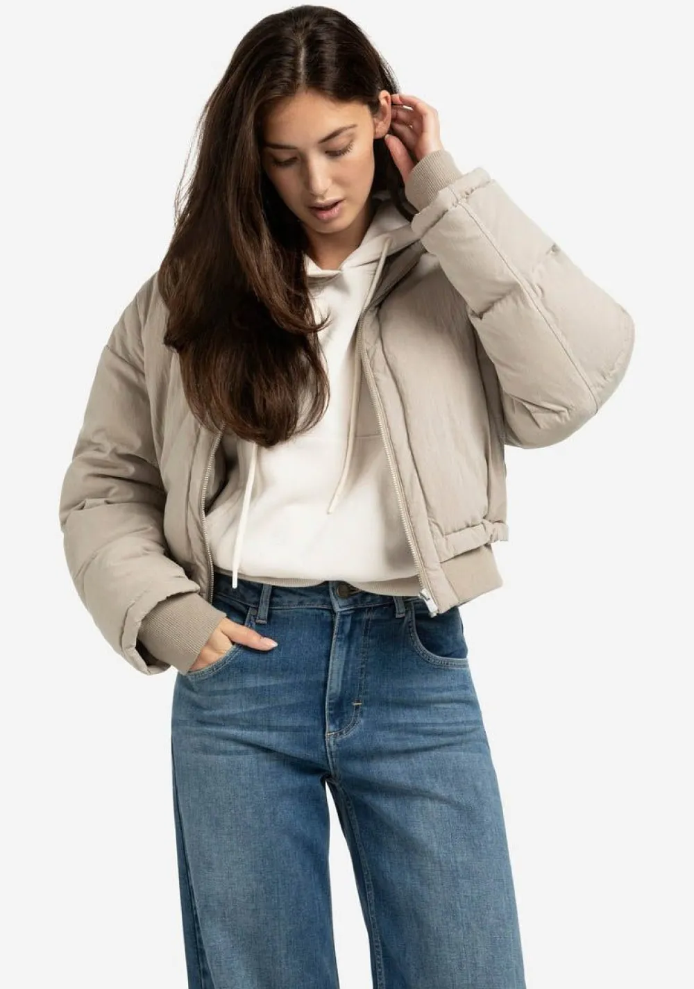 Winterjassen|Jassen>YAYA JACK Beige