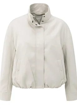 Blazers & Jasjes|Jassen>YAYA LEER/SUEDE JACK Beige