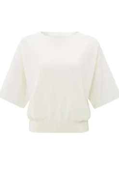 Truien>YAYA TRUI KORTE MOUW Off white