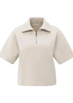 Truien>YAYA TRUI KORTE MOUW Beige