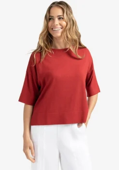 Truien>YAYA TRUI KORTE MOUW Rood