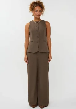 Gilets|Blazers & Jasjes>YDENCE GILET Bruin