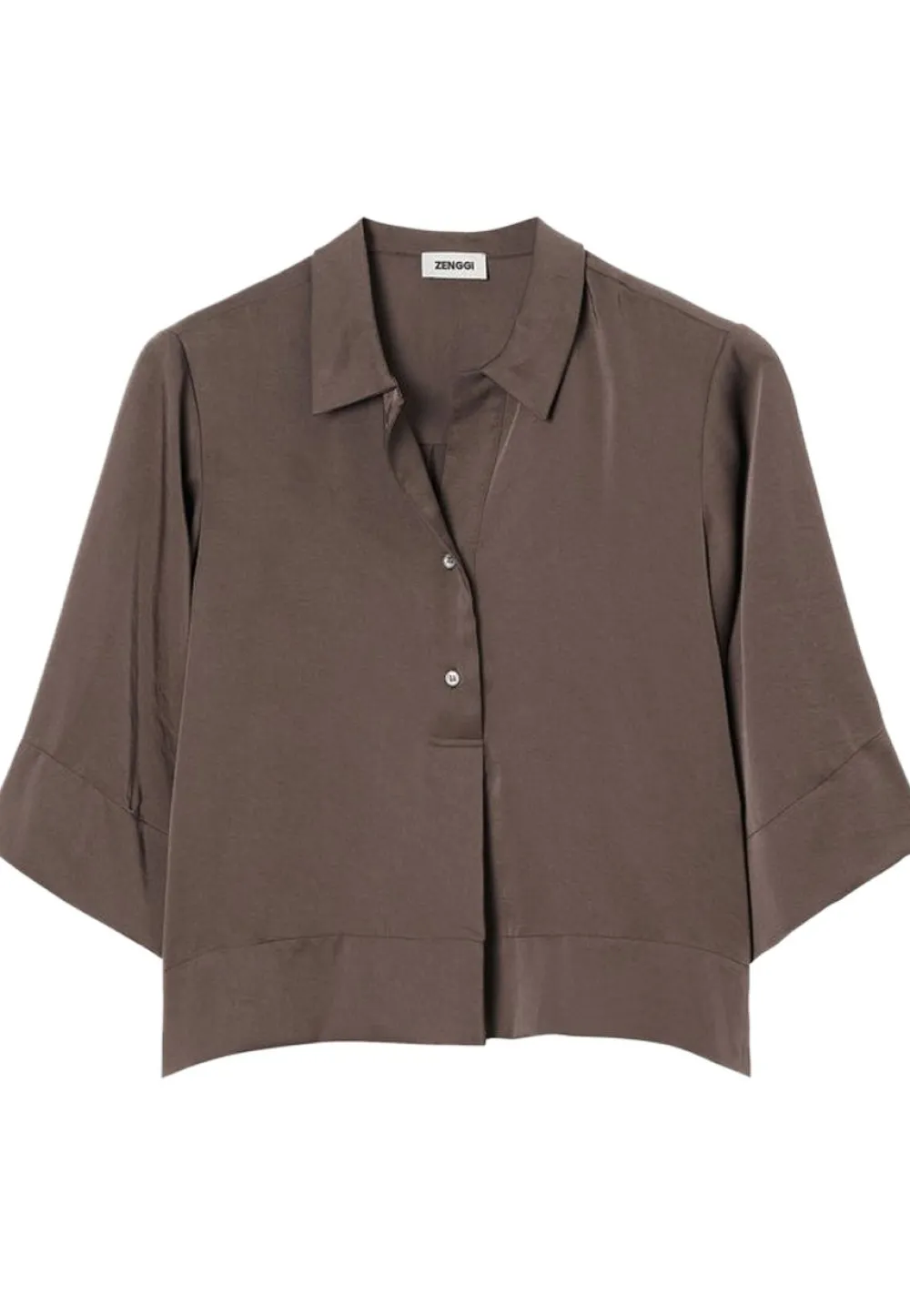 Blouses>ZENGGI BLOUSE Bruin