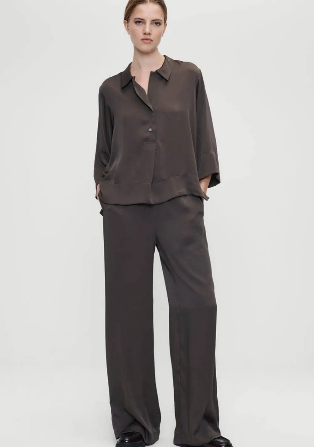 Blouses>ZENGGI BLOUSE Bruin