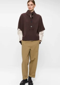 Truien>ZENGGI PONCHO Bruin